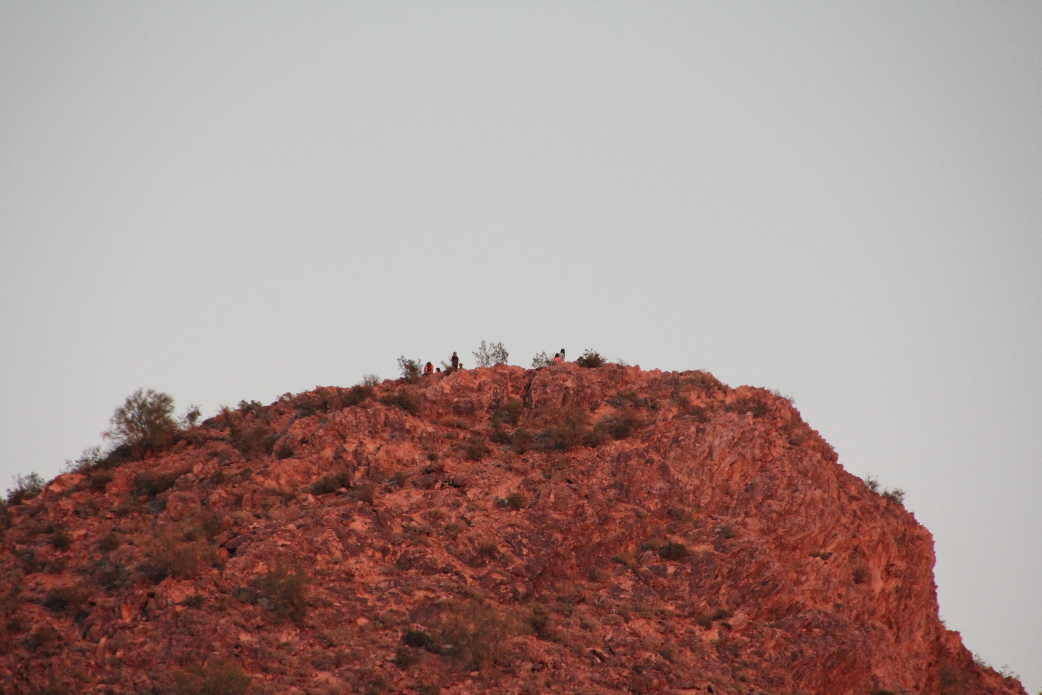 big hill that 6 of us climbed